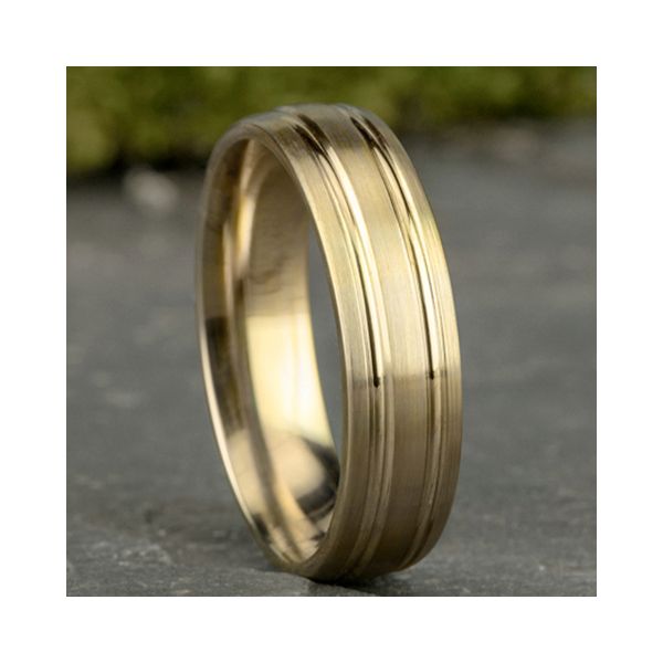 Gold Wedding Band Image 2 Spath Jewelers Bartow, FL
