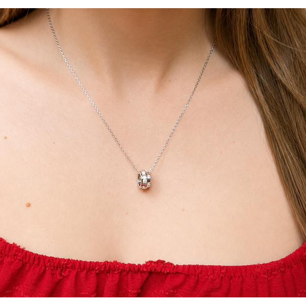 Silver Necklace Image 2 Spath Jewelers Bartow, FL