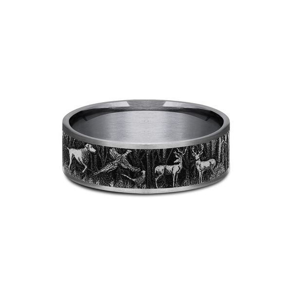 Men's Tantalum Wedding Band Image 2 Spath Jewelers Bartow, FL