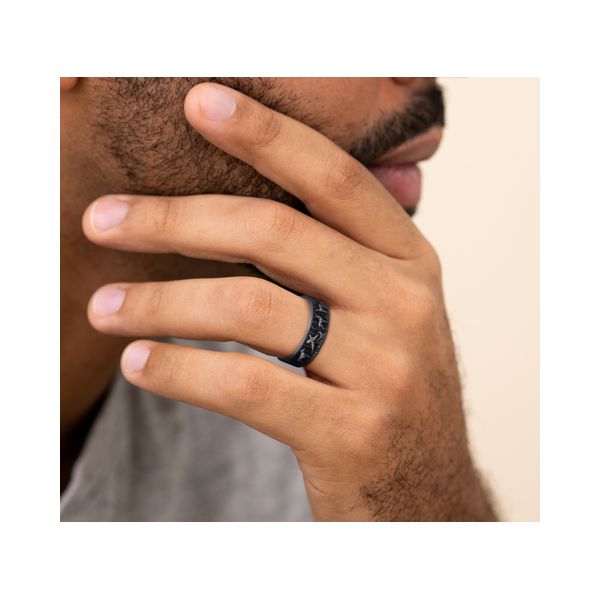 Men's Tantalum Wedding Band Image 3 Spath Jewelers Bartow, FL