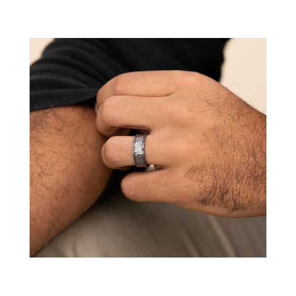 Men's Alternative Wedding Band Image 3 Spath Jewelers Bartow, FL