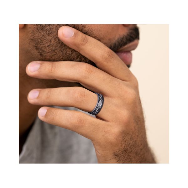 Men's Alternative Wedding Band Image 3 Spath Jewelers Bartow, FL