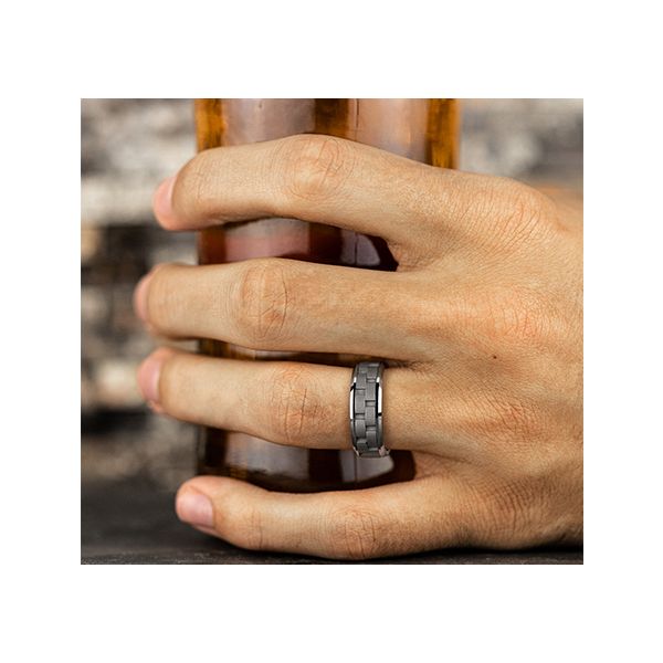 Men's Alternative Wedding Band Image 3 Spath Jewelers Bartow, FL