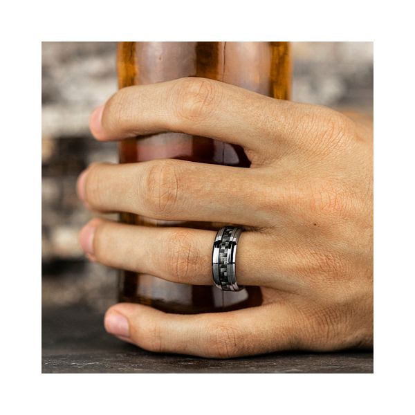 Men's Alternative Wedding Band Image 3 Spath Jewelers Bartow, FL