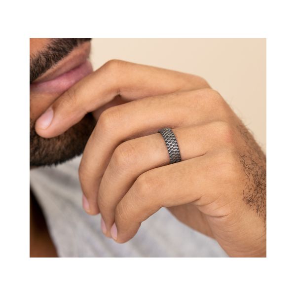 Men's Alternative Wedding Band Image 3 Spath Jewelers Bartow, FL