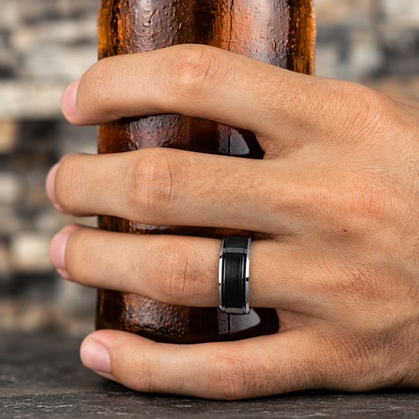 Men's Alternative Wedding Band Image 2 Spath Jewelers Bartow, FL