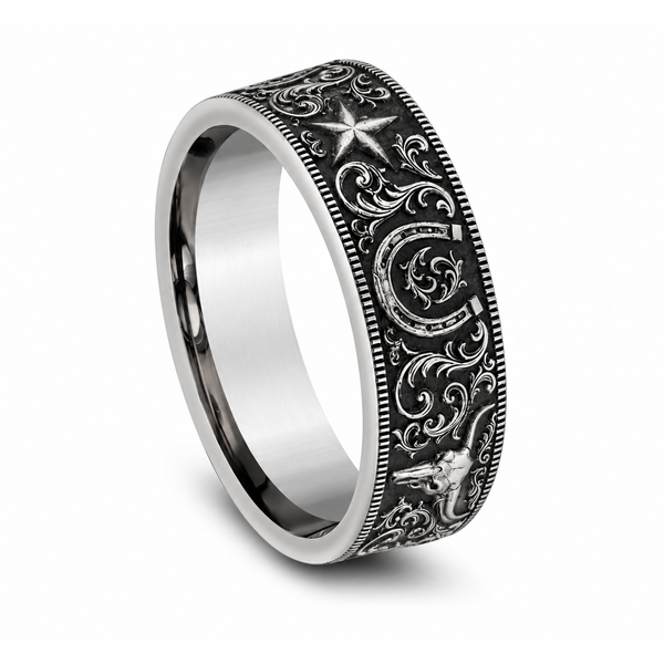 Men's Alternative Wedding Band Image 2 Spath Jewelers Bartow, FL