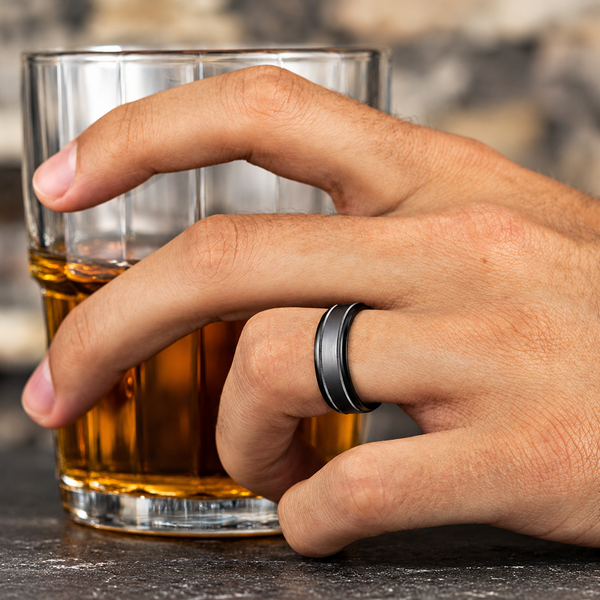 Men's Alternative Wedding Band Image 2 Spath Jewelers Bartow, FL