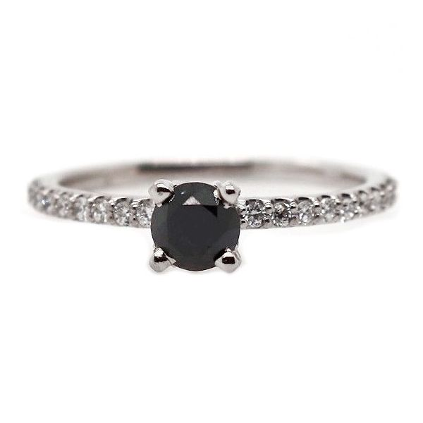 0.70tw Utwo Black Diamond Engagement Ring Spicer Cole Fine Jewellers and Spicer Fine Jewellers Fredericton, NB
