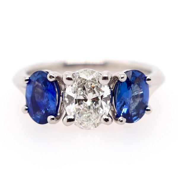 2.48tw Sapphire & Diamond Trinity Ring Spicer Cole Fine Jewellers and Spicer Fine Jewellers Fredericton, NB