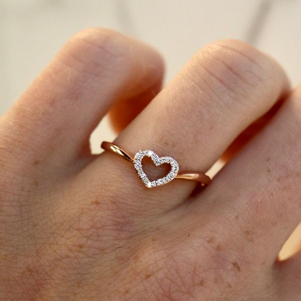 0.05tw Celebration Diamond Heart Ring Image 2 Spicer Cole Fine Jewellers and Spicer Fine Jewellers Fredericton, NB