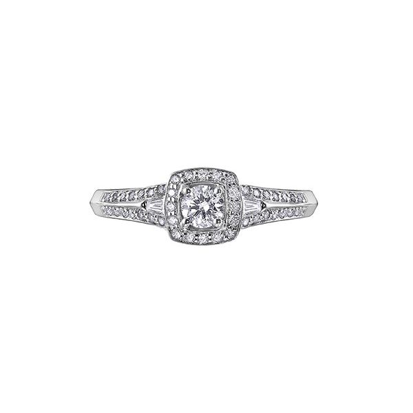 0.65tw Utwo Diamond Halo Engagement Ring Spicer Cole Fine Jewellers and Spicer Fine Jewellers Fredericton, NB