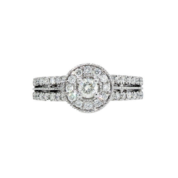 0.75tw Utwo Diamond Halo Engagement Ring Spicer Cole Fine Jewellers and Spicer Fine Jewellers Fredericton, NB