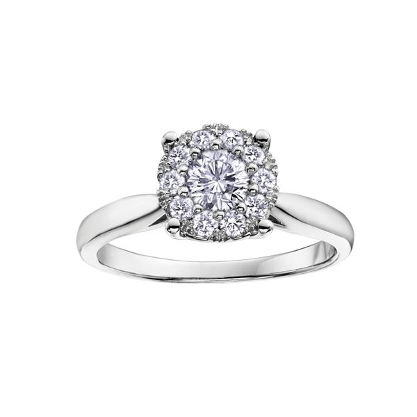 0.08tw Utwo Diamond Illusion Engagement Ring Spicer Cole Fine Jewellers and Spicer Fine Jewellers Fredericton, NB