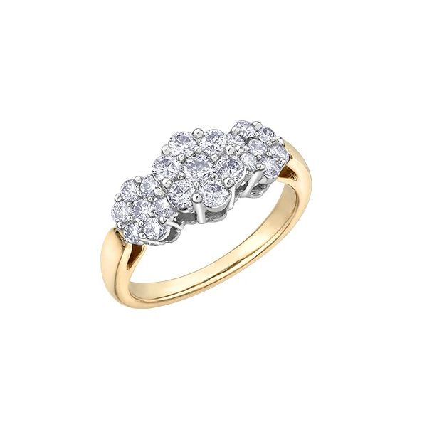 1.00tw Celebration Diamond Cluster Ring Image 3 Spicer Cole Fine Jewellers and Spicer Fine Jewellers Fredericton, NB