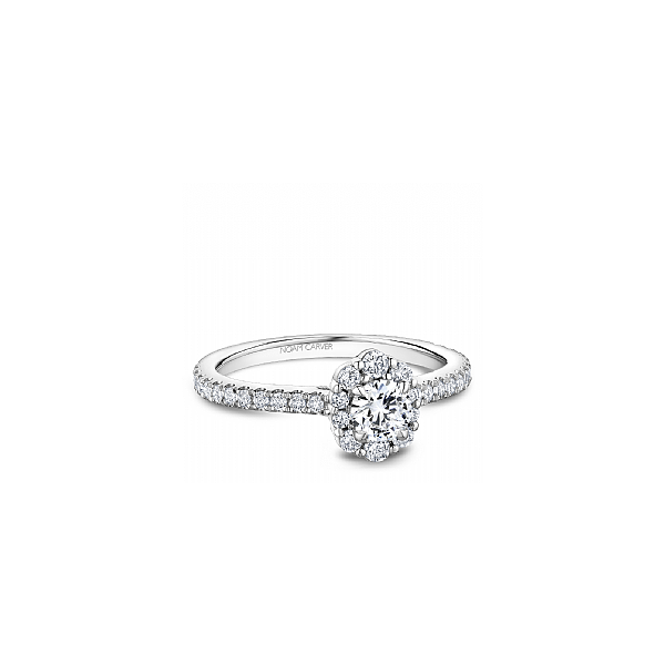 0.70tw Carver Studio Diamond Halo Engagement Ring Spicer Cole Fine Jewellers and Spicer Fine Jewellers Fredericton, NB
