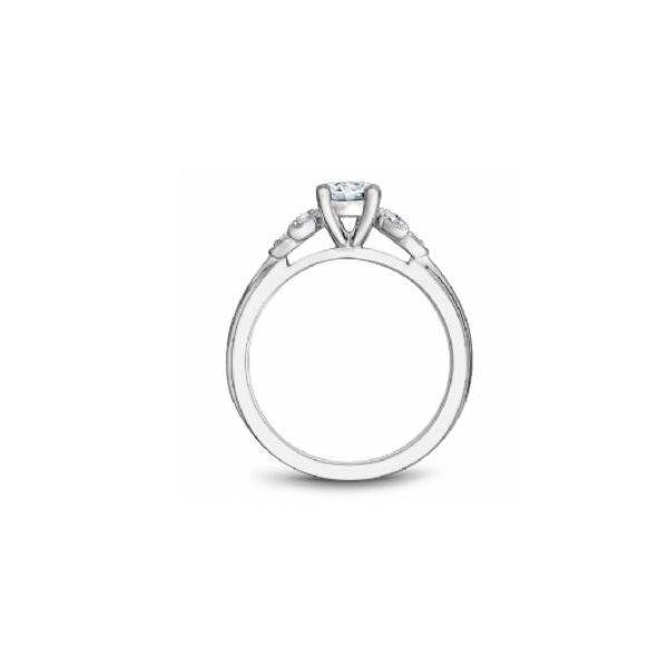 0.42tw Carver Studio Diamond Engagement Ring with Milgrain Detail Image 2 Spicer Cole Fine Jewellers and Spicer Fine Jewellers Fredericton, NB