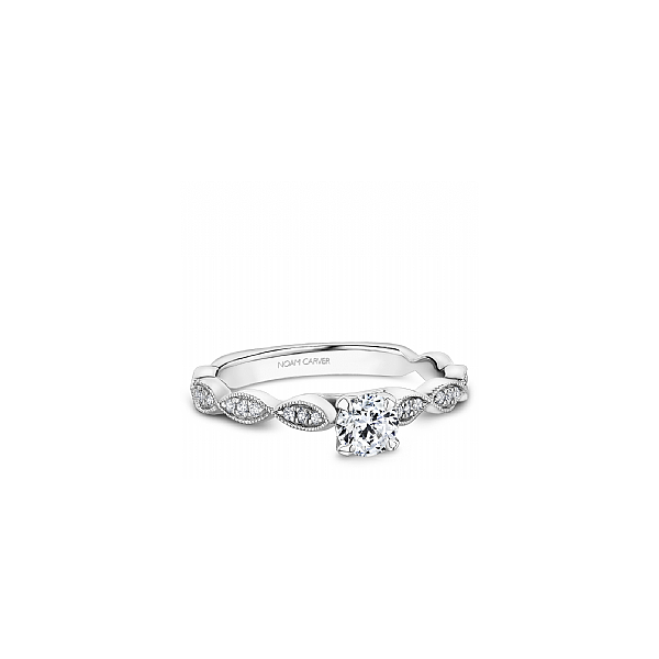 0.82tw Carver Studio Diamond Engagement Ring with Milgrain Detail Spicer Cole Fine Jewellers and Spicer Fine Jewellers Fredericton, NB