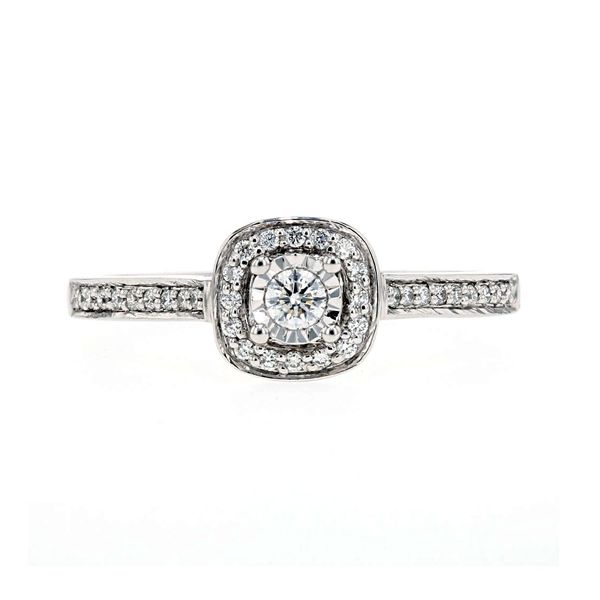 0.19tw Utwo Diamond Halo Engagement Ring Spicer Cole Fine Jewellers and Spicer Fine Jewellers Fredericton, NB