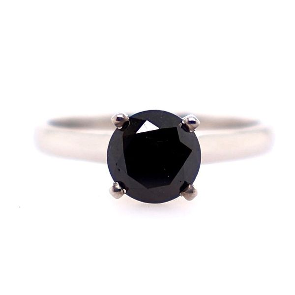 1.73tw Utwo Black Diamond Solitaire Engagement Ring Spicer Cole Fine Jewellers and Spicer Fine Jewellers Fredericton, NB