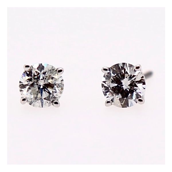 0.77tw Diamond Solitaire Stud Earrings Spicer Cole Fine Jewellers and Spicer Fine Jewellers Fredericton, NB