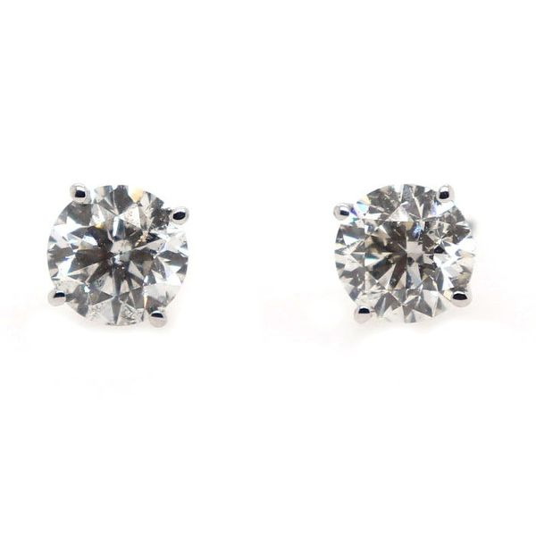 2.02tw Diamond Solitaire Stud Earrings Spicer Cole Fine Jewellers and Spicer Fine Jewellers Fredericton, NB