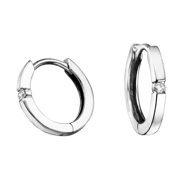 0.04tw Diamond Hoop Earrings Spicer Cole Fine Jewellers and Spicer Fine Jewellers Fredericton, NB