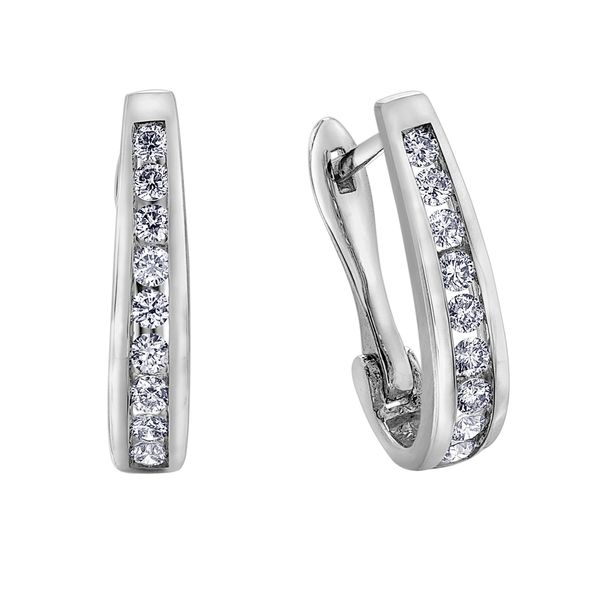 0.10tw Diamond Hoop Earrings Spicer Cole Fine Jewellers and Spicer Fine Jewellers Fredericton, NB