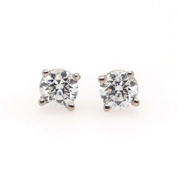 0.50tw Diamond Solitaire Stud Earrings Spicer Cole Fine Jewellers and Spicer Fine Jewellers Fredericton, NB
