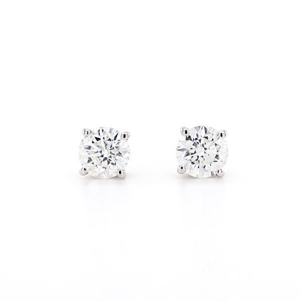 0.70tw Diamond Solitaire Stud Earrings Spicer Cole Fine Jewellers and Spicer Fine Jewellers Fredericton, NB