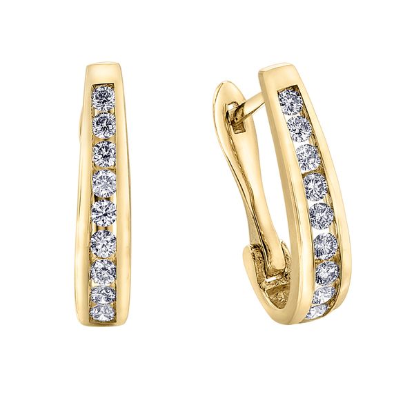 0.10tw Diamond Hoop Earrings Spicer Cole Fine Jewellers and Spicer Fine Jewellers Fredericton, NB