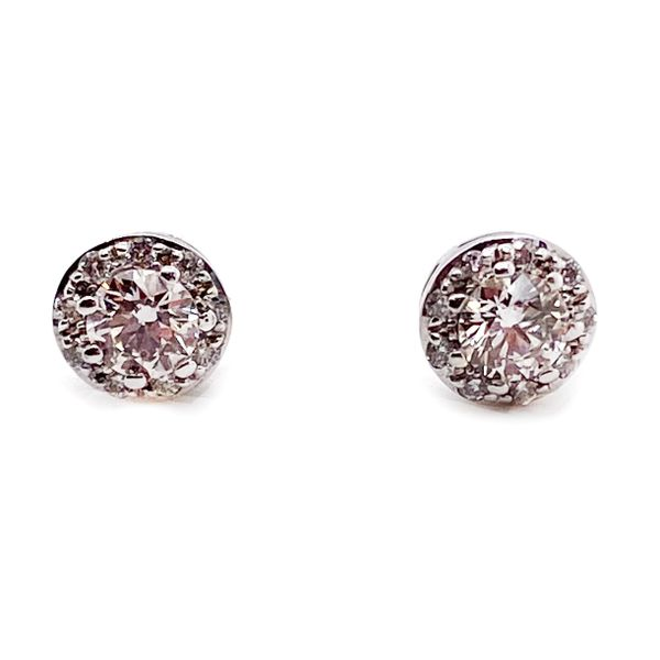 0.62tw Diamond Halo Stud Earrings Spicer Cole Fine Jewellers and Spicer Fine Jewellers Fredericton, NB