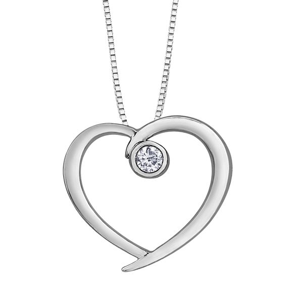 0.03tw Diamond Heart Pendant Spicer Cole Fine Jewellers and Spicer Fine Jewellers Fredericton, NB
