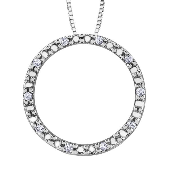 0.05tw Diamond Circle Pendant Spicer Cole Fine Jewellers and Spicer Fine Jewellers Fredericton, NB