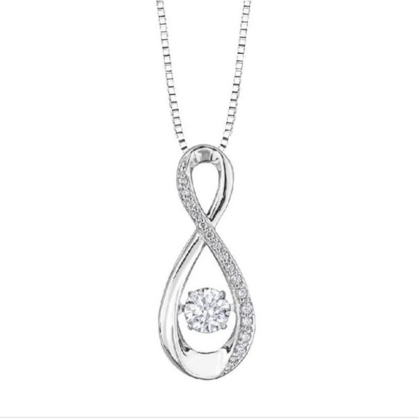 0.25tw Pulse Diamond Infinity Pendant Spicer Cole Fine Jewellers and Spicer Fine Jewellers Fredericton, NB