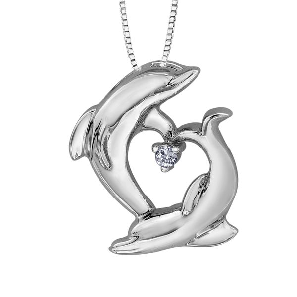 0.01tw Diamond Dolphin Pendant Spicer Cole Fine Jewellers and Spicer Fine Jewellers Fredericton, NB