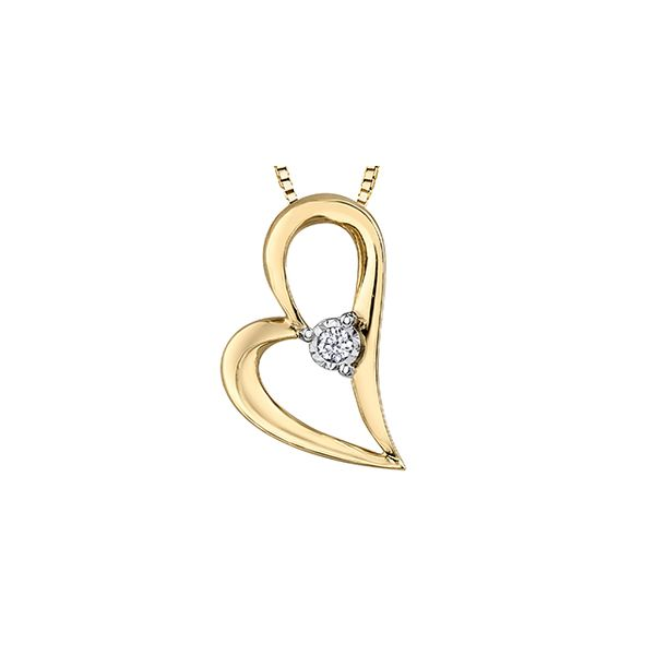 0.02tw Diamond Heart Pendant Spicer Cole Fine Jewellers and Spicer Fine Jewellers Fredericton, NB