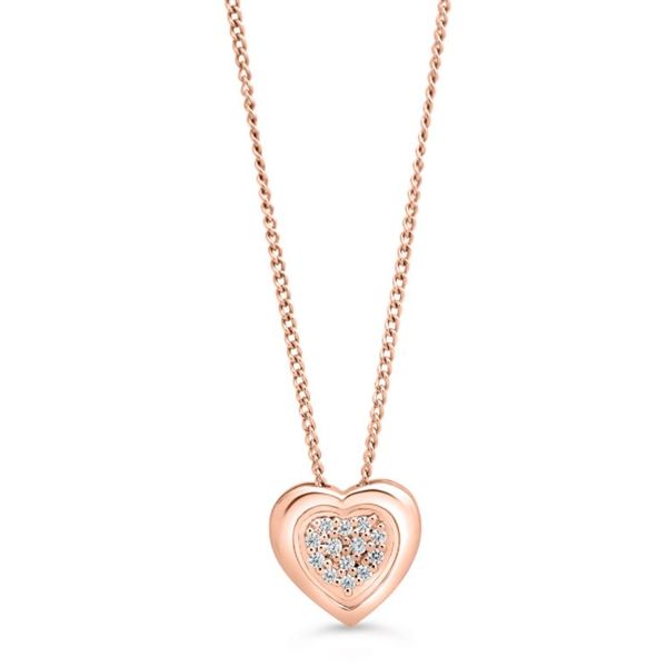 0.05tw Diamond Pave Heart Pendant Spicer Cole Fine Jewellers and Spicer Fine Jewellers Fredericton, NB