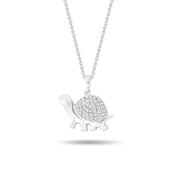 Brooklyn Lights Sterling Silver Turtle Diamond Necklace Spicer Cole Fine Jewellers and Spicer Fine Jewellers Fredericton, NB