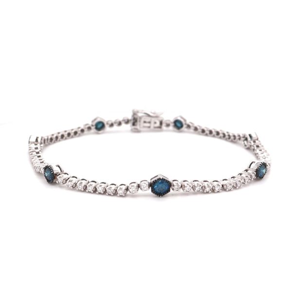 1.62tw Blue & White Diamond Bracelet Spicer Cole Fine Jewellers and Spicer Fine Jewellers Fredericton, NB