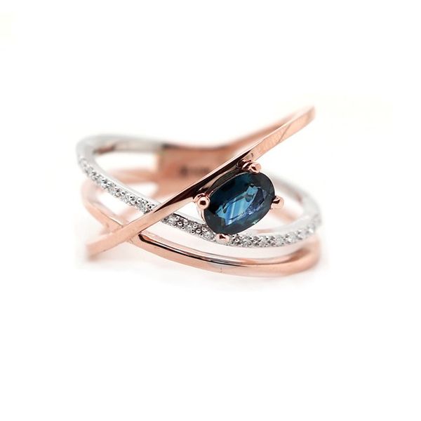 Sapphire Fashion Ring with Diamonds Spicer Cole Fine Jewellers and Spicer Fine Jewellers Fredericton, NB
