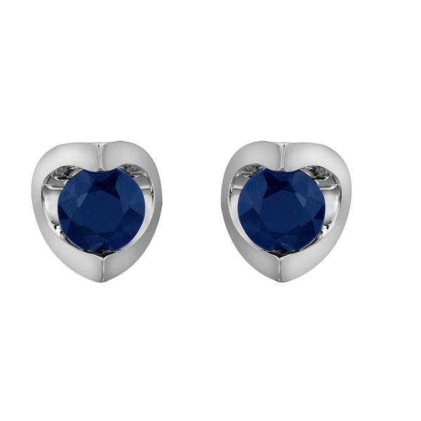 Solitaire Sapphire Stud Earrings Spicer Cole Fine Jewellers and Spicer Fine Jewellers Fredericton, NB