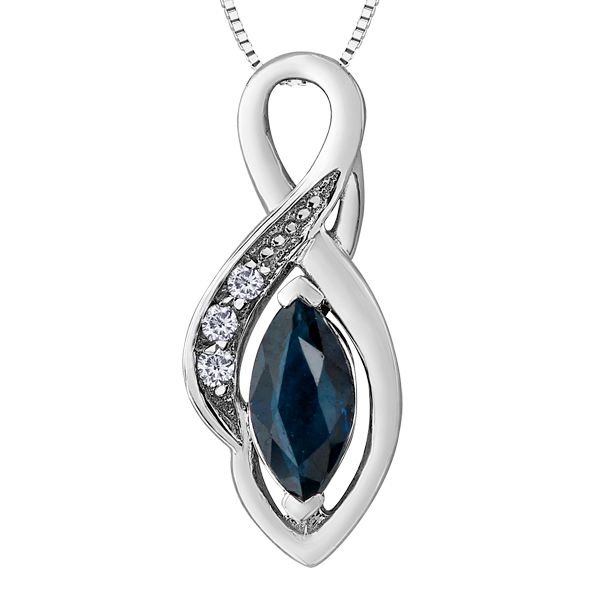 Sapphire & Diamond Pendant Spicer Cole Fine Jewellers and Spicer Fine Jewellers Fredericton, NB