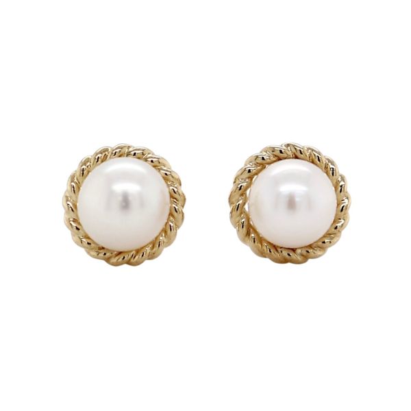 Fresh Water Pearl 10Kt Gold Stud Earrings Spicer Cole Fine Jewellers and Spicer Fine Jewellers Fredericton, NB