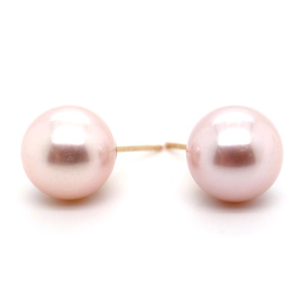 Fresh Water Pink Pearl Stud Earrings Spicer Cole Fine Jewellers and Spicer Fine Jewellers Fredericton, NB