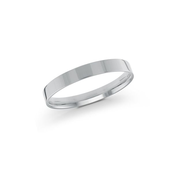 10kt White Gold 3mm Wedding Band - Size 6 Spicer Cole Fine Jewellers and Spicer Fine Jewellers Fredericton, NB
