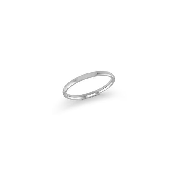 10kt White Gold 2mm Wedding Band - Size 6 Spicer Cole Fine Jewellers and Spicer Fine Jewellers Fredericton, NB