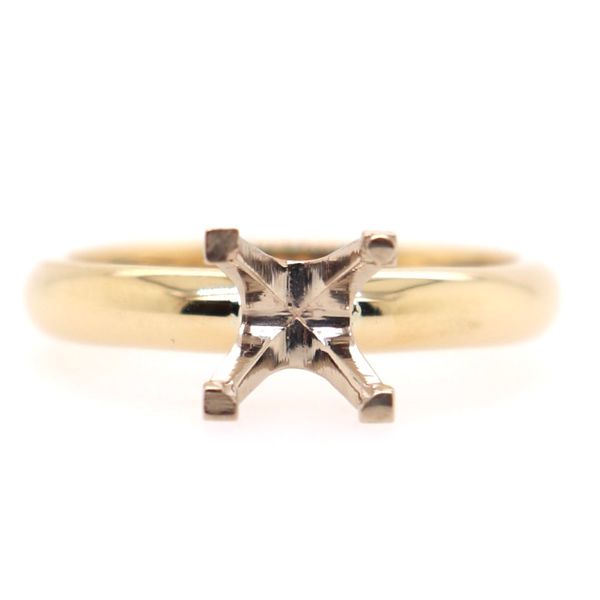 18 Karat Yellow Gold Solitaire Semi Mount 1.00Ct Round Spicer Cole Fine Jewellers and Spicer Fine Jewellers Fredericton, NB