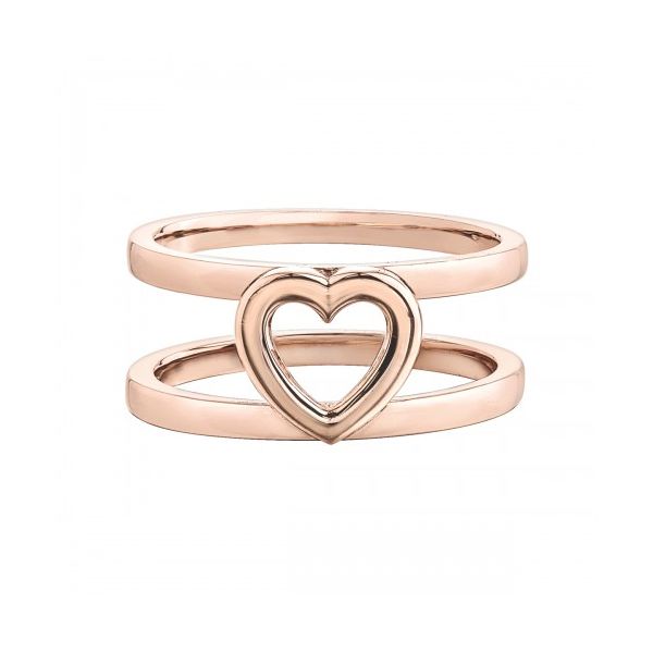 10kt Rose Gold Heart Stackable Ring Spicer Cole Fine Jewellers and Spicer Fine Jewellers Fredericton, NB