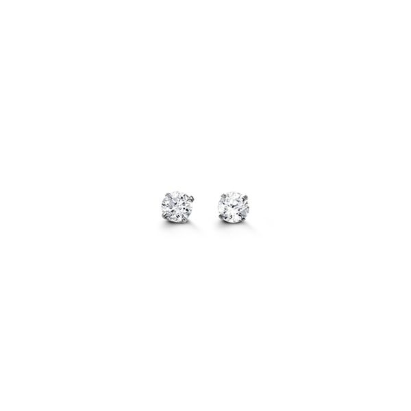 Bella 14kt Gold CZ Stud Earrings Spicer Cole Fine Jewellers and Spicer Fine Jewellers Fredericton, NB